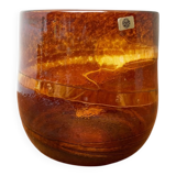 Vintage Swedish glass vase by Milan Vobruba for Gusum Sweden