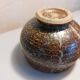Pyrite sandstone vase pocket