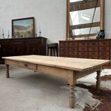 Early 20th century fir wood coffee table