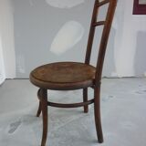 Chaise assise ronde sérigraphiée Fischel