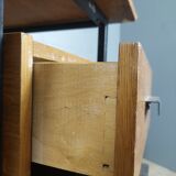 Vintage wood and iron desk