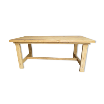 Table de ferme en bois "recyclé"