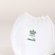 Geometric white porcelain vase Op Art Ambrogio Pozzi Rosenthal, Germany, 1980s
