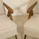 Pair of vintage armchairs design year 60 in oak