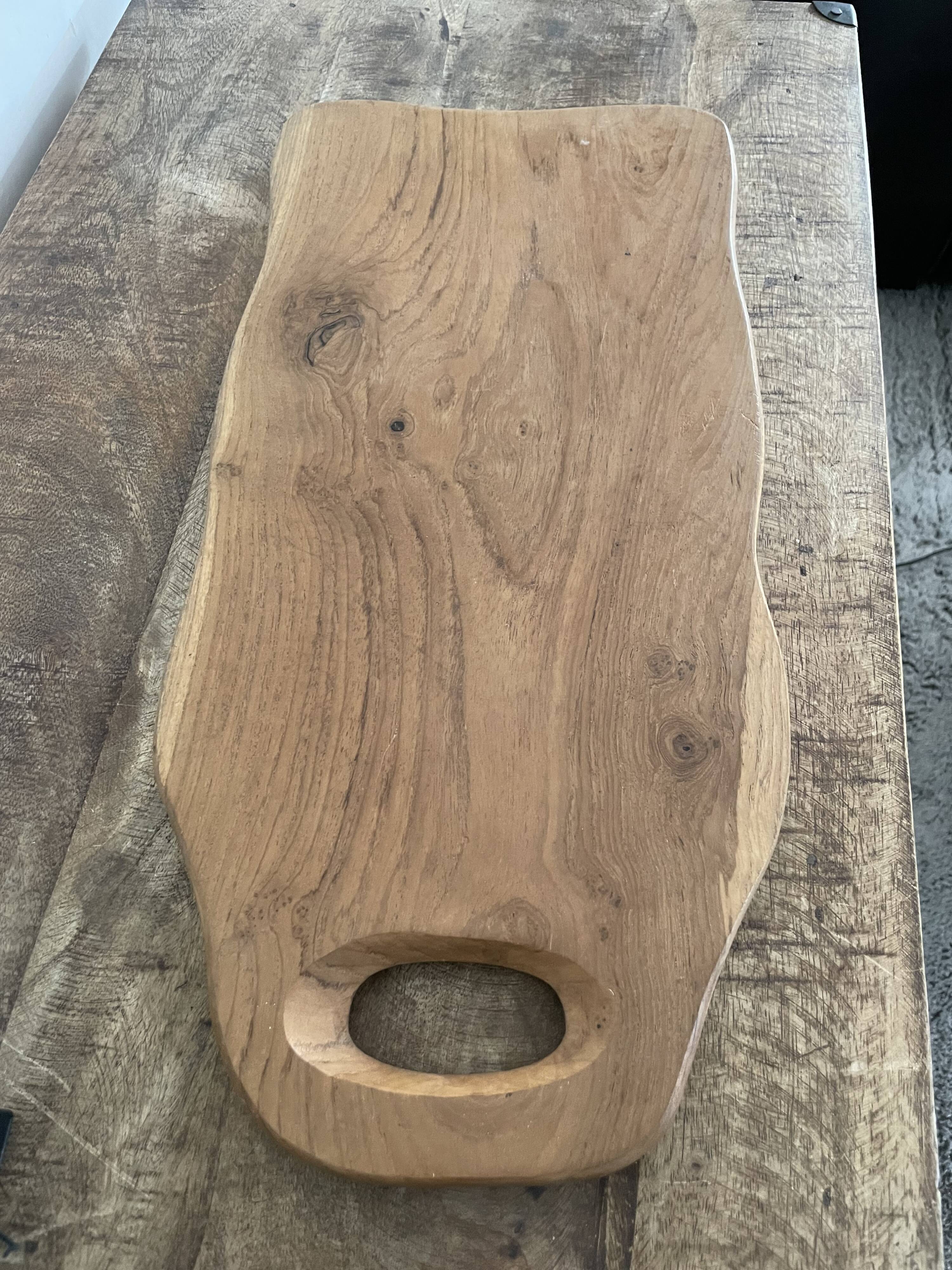 Aperitif board in noble wood