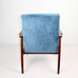 Fauteuil vintage Ocean Blue Fox, années 1970