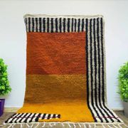 Handmade pure wool rug, size 150/250 cm.