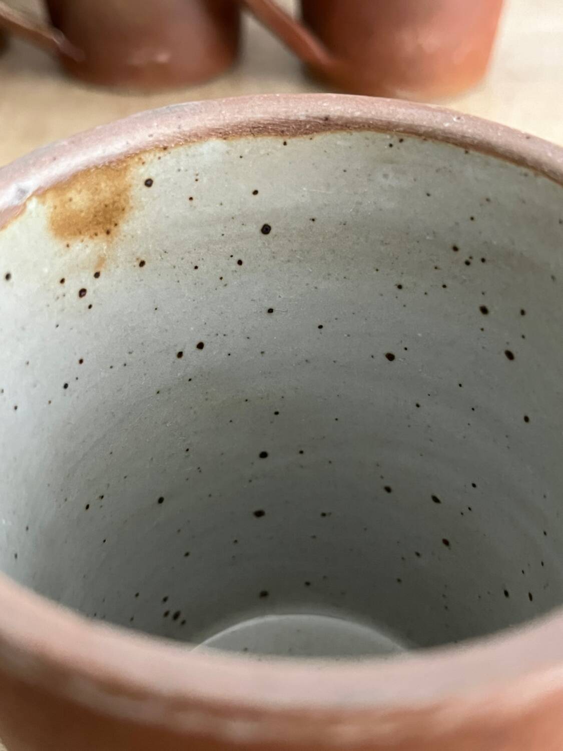 Lot de 4 tasses artisanale en céramique