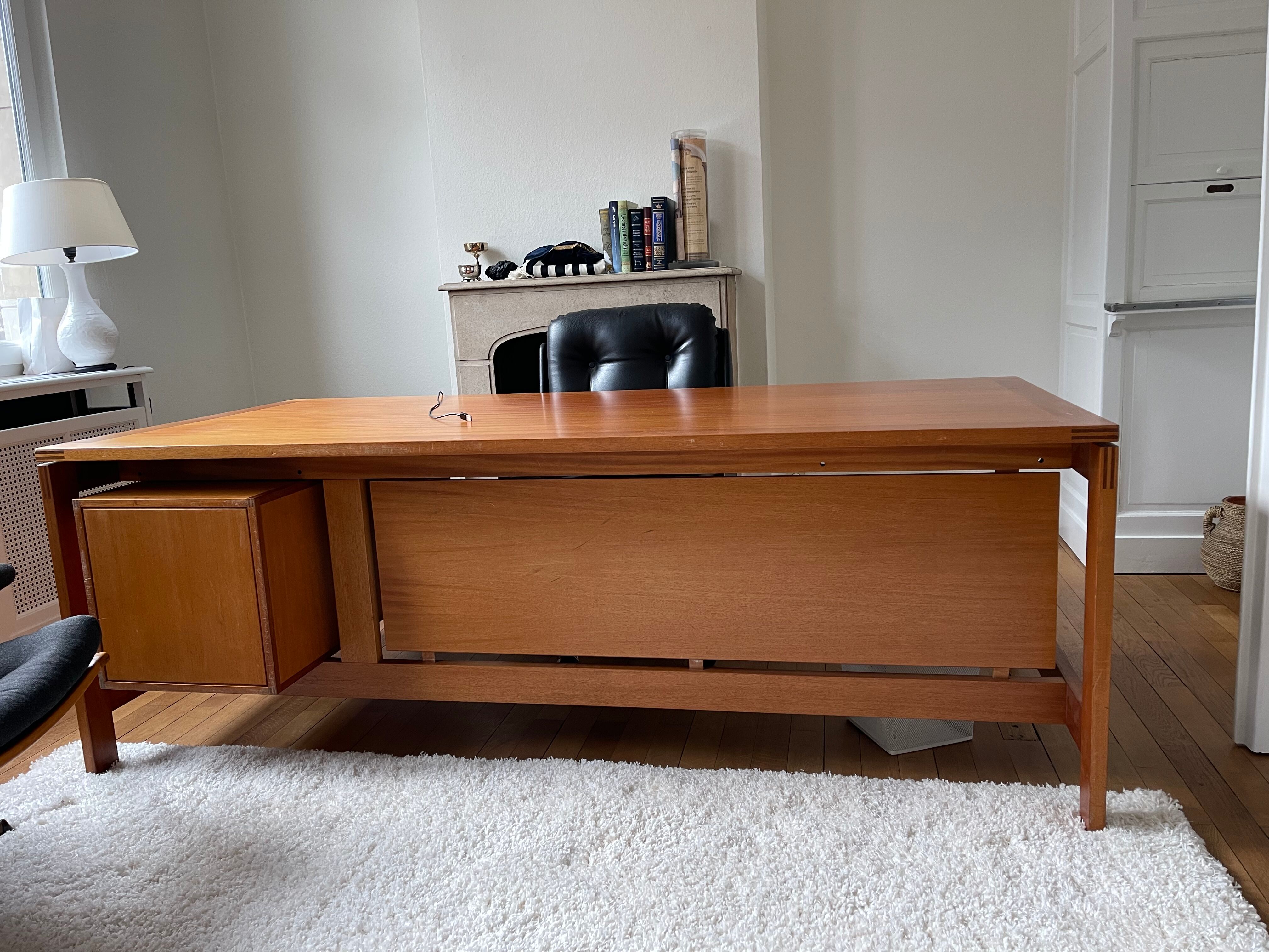 Danish midcentury writing desk by Henning Jensen & Torben Valeur