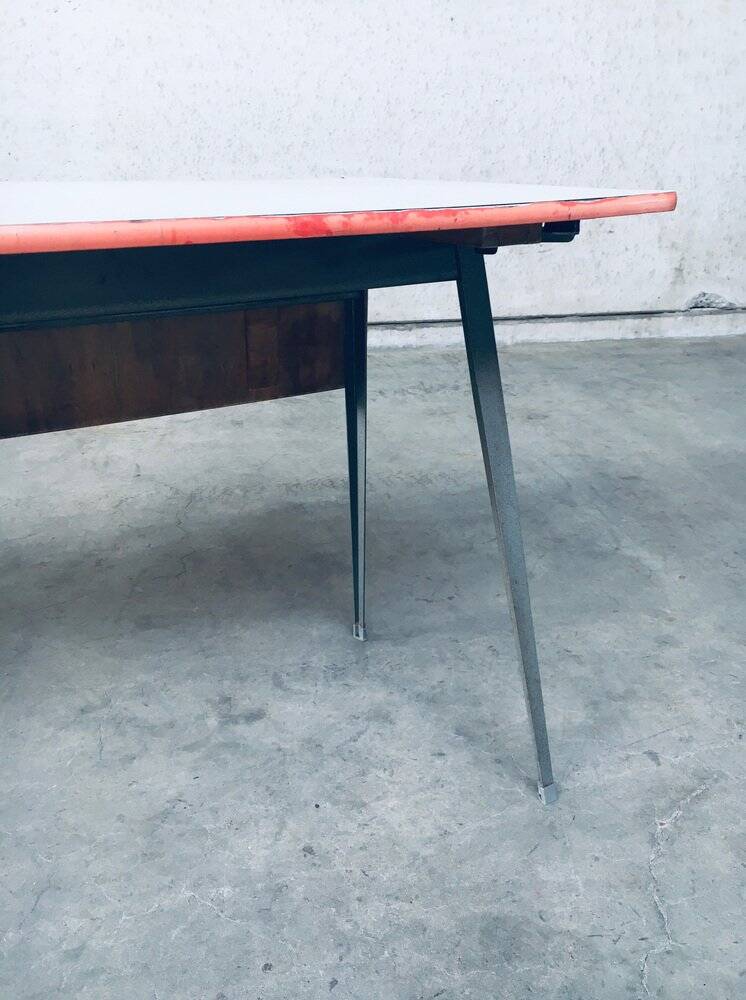 Dutch Industrial Desk attributed to Wim Rietveld for Ahrend De Cirkel, Netherlands, 1960s