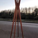 Designer wooden coat rack