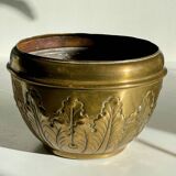Cache-pot déco florale art nouveau