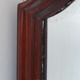 Louis Philippe mirror, mahogany, gendarme hat