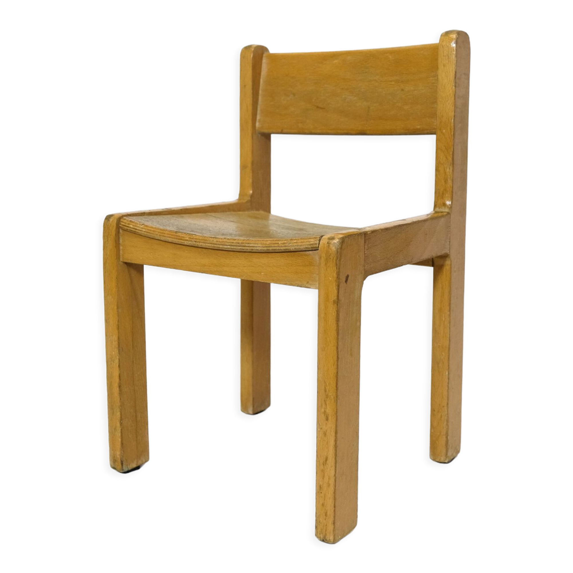 Children's chair all wood, 1960-1970.