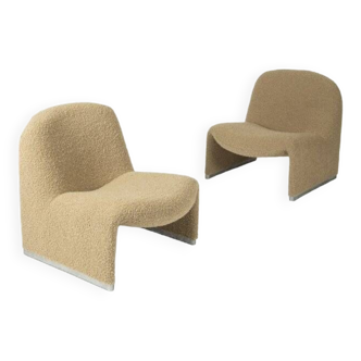 Pair of Alky armchairs by Giancarlo Piretti for Artifort 1970s