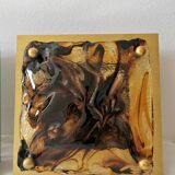 Set of 2 Murano Glass Wall Lamps by Toni Zuccheri for Venini, 1970s Italy