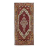 Vintage Turkish Oushak rug 103x224 cm