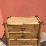 Commode bambou vintage