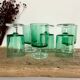6 verres luminarc france vintage