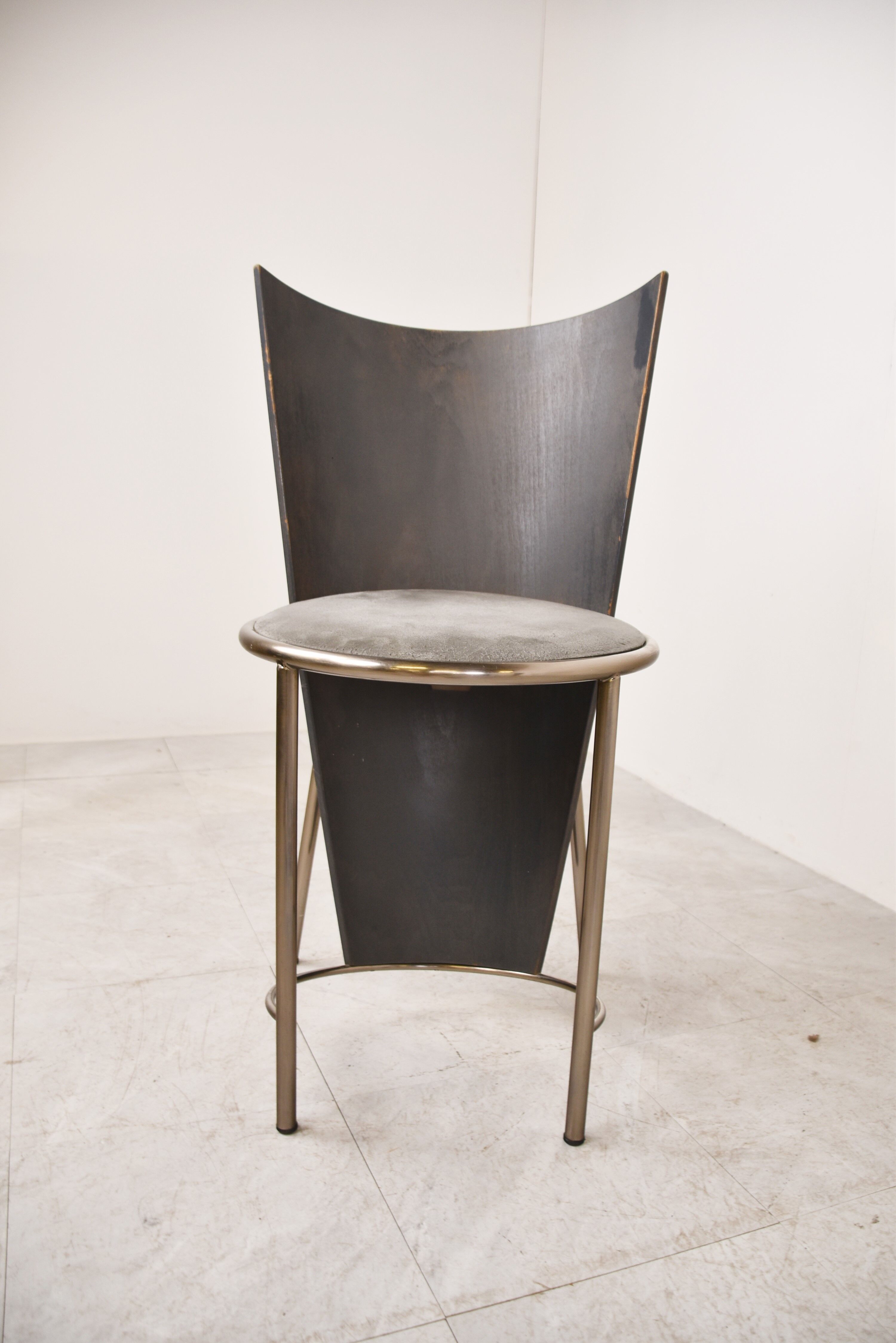 Vintage dining chairs by Frans Van Praet, set of 4