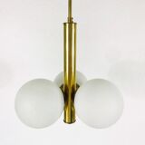 Brass pendant lamp by Kaiser, Germany, 60s