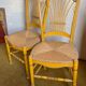 Duo de chaises provençale paillées