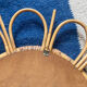 Rattan sun mirror