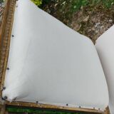 Banquette ancienne style louis xvi avec ses deux chaises