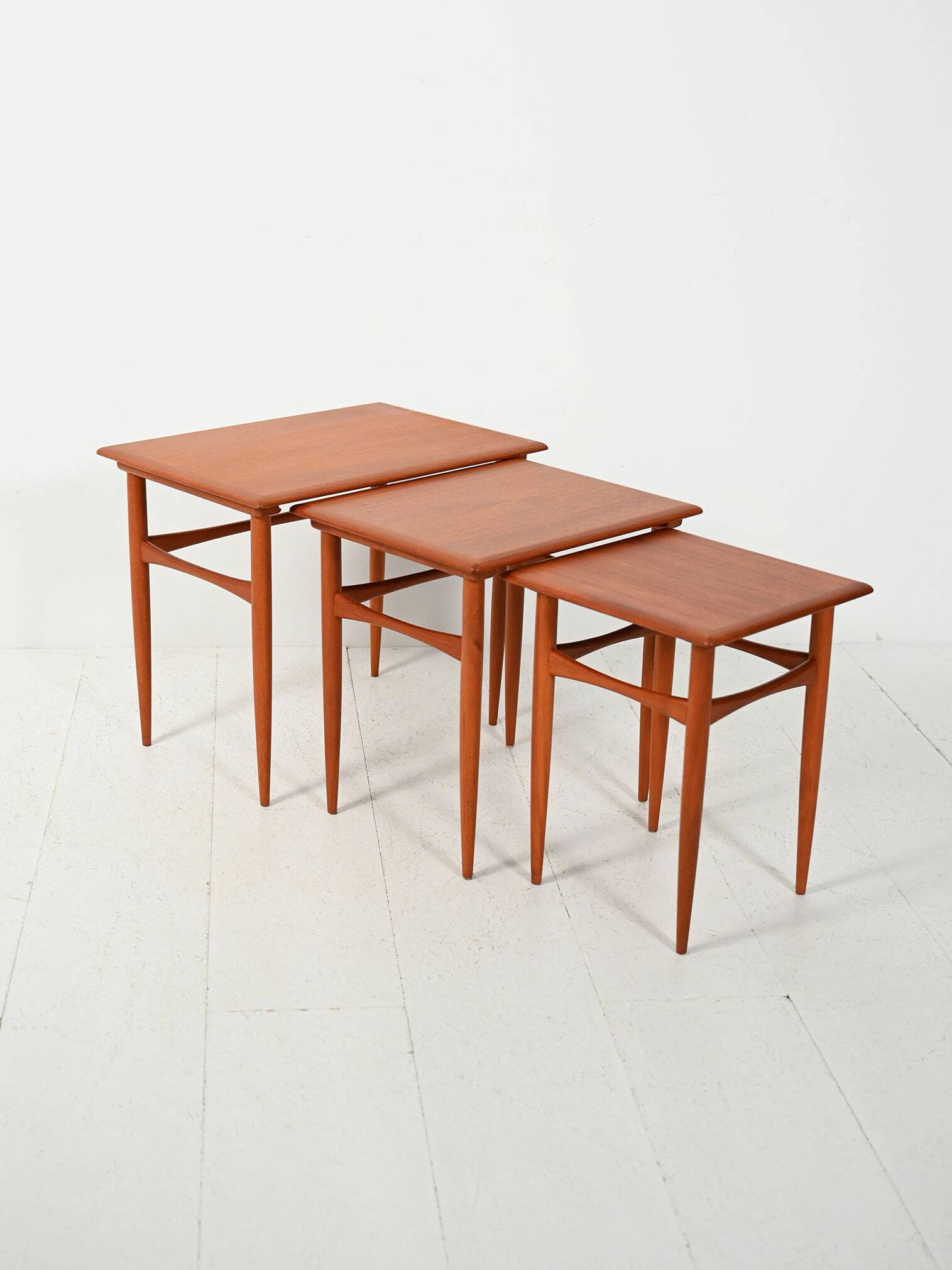 Scandinavian nesting tables from the 1950s–60s