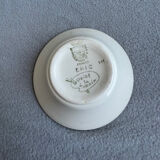 Salad bowl with sarreguemines cups