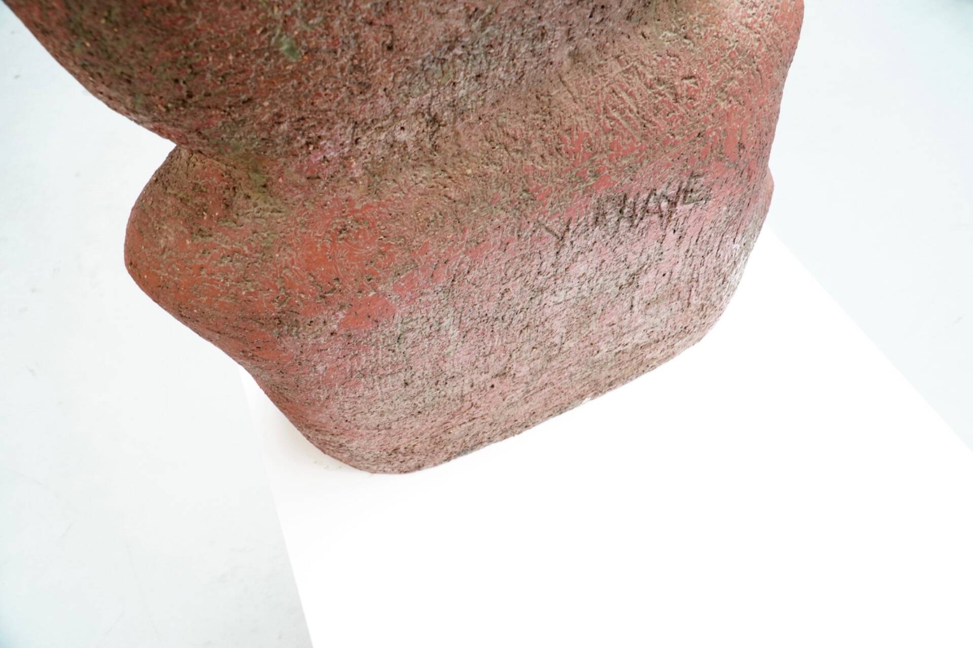 Yves Rhayé, XL Biomorphic Terracotta Sculpture