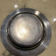 Hollow / hollow plate plates in silver metal Ercuis