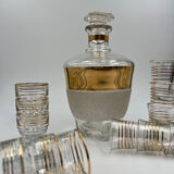 Service à liqueur doré