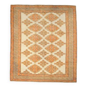 8x9 classic orange oushak rug, 240x278cm