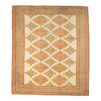 Tapis oushak orange, 240x278cm