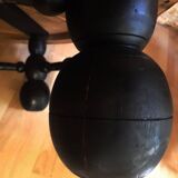 Brutalist coffee table, attributed to Charles Dudouyt