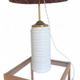 Midcentury Ceramic and Brass Table Lamp by Carstens Tönnieshof, 1960s