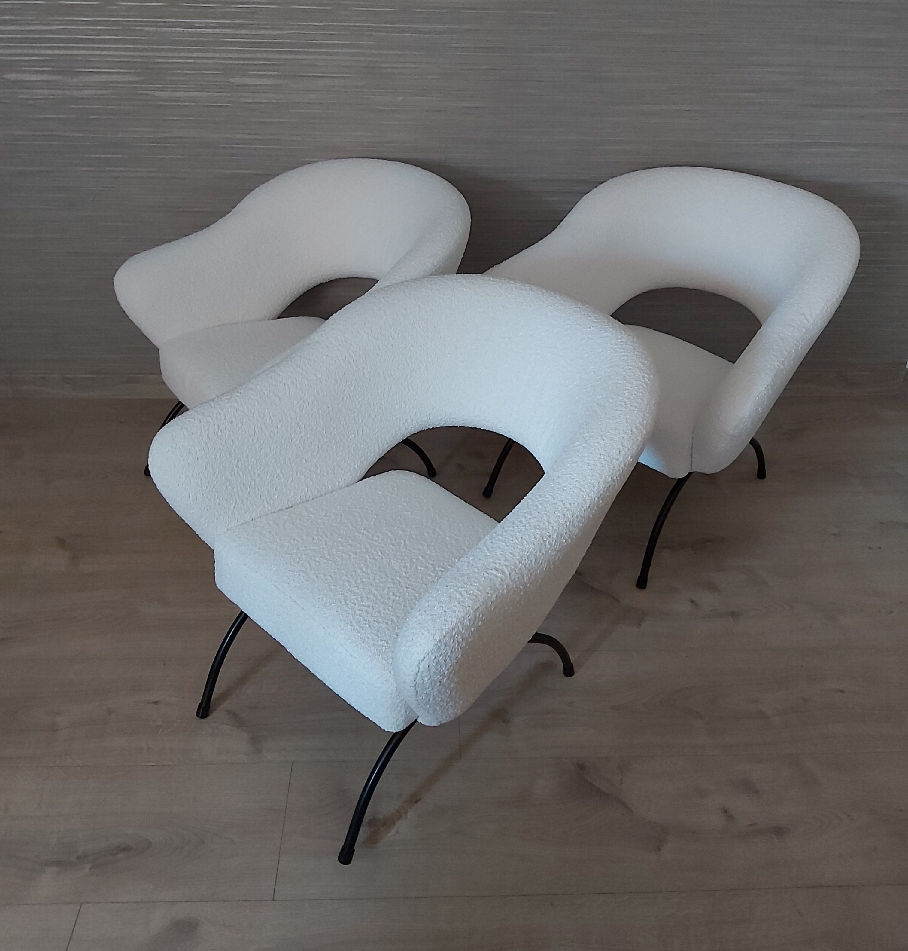 A set of four armchairs, Poland, 1960s