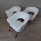 A set of four armchairs, Poland, 1960s