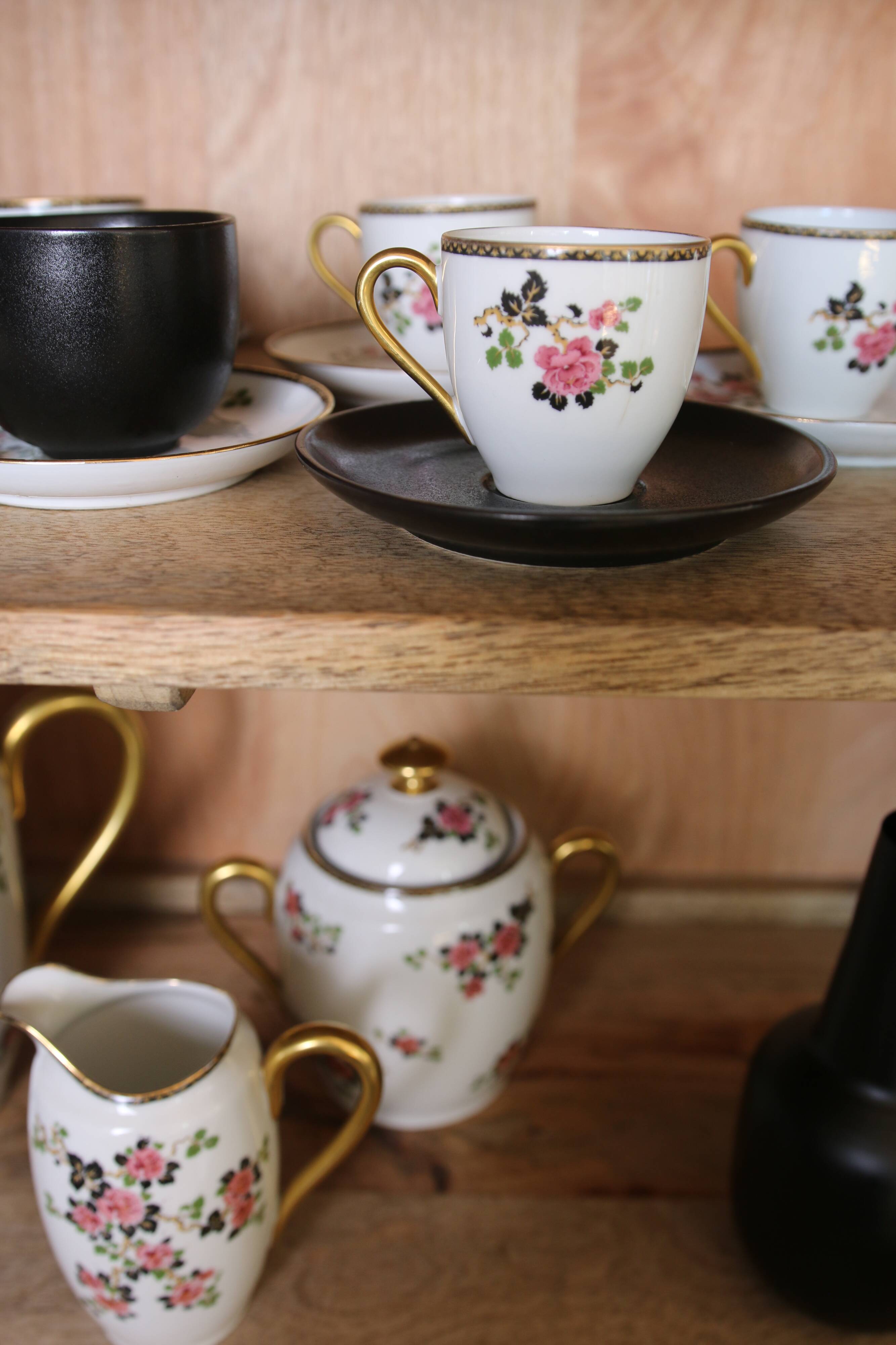 Limoges porcelain coffee service F.Legrand (13 pieces), early 20th century