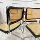 Lot de 4 chaises B32 noires
