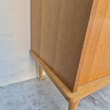 Enfilade bahut commode vintage 1950s chêne