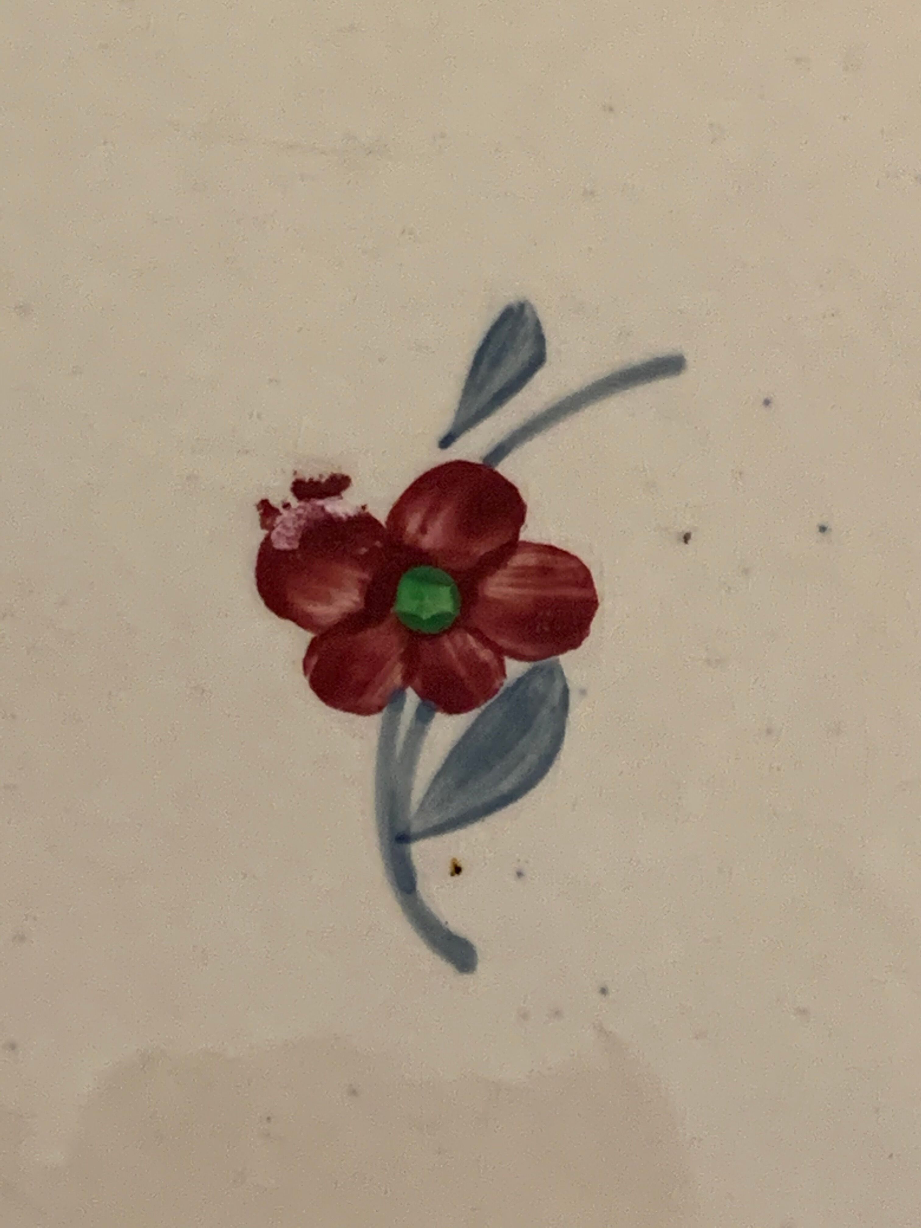 12 flat plates model Mary-Lou Digoin Sarreguemines