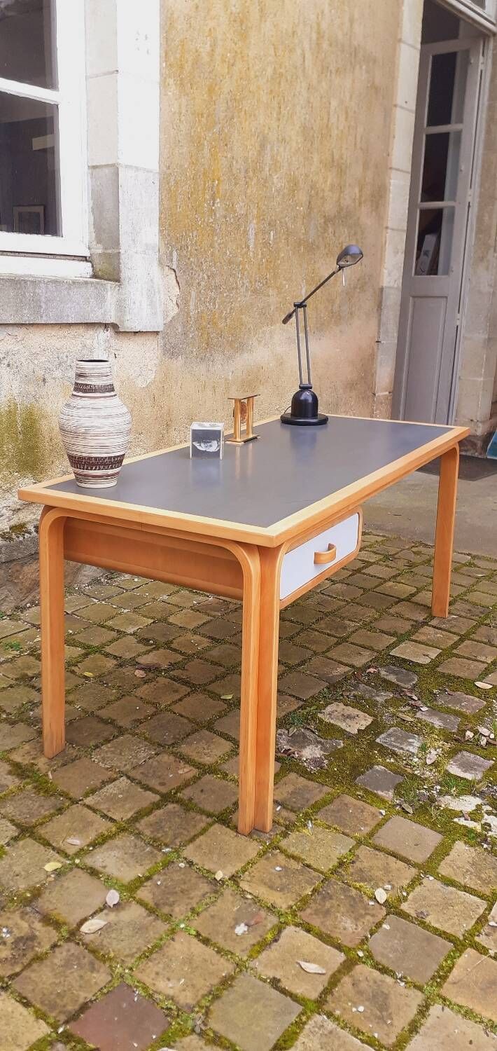 70s Scandinavian desk by Rud Thygesen and Johnny Sorensen for Magnus O