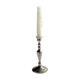 Antique silver-plated candlestick with a baluster shaft H21 D9.5