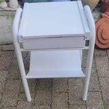 50s boarding school bedside table