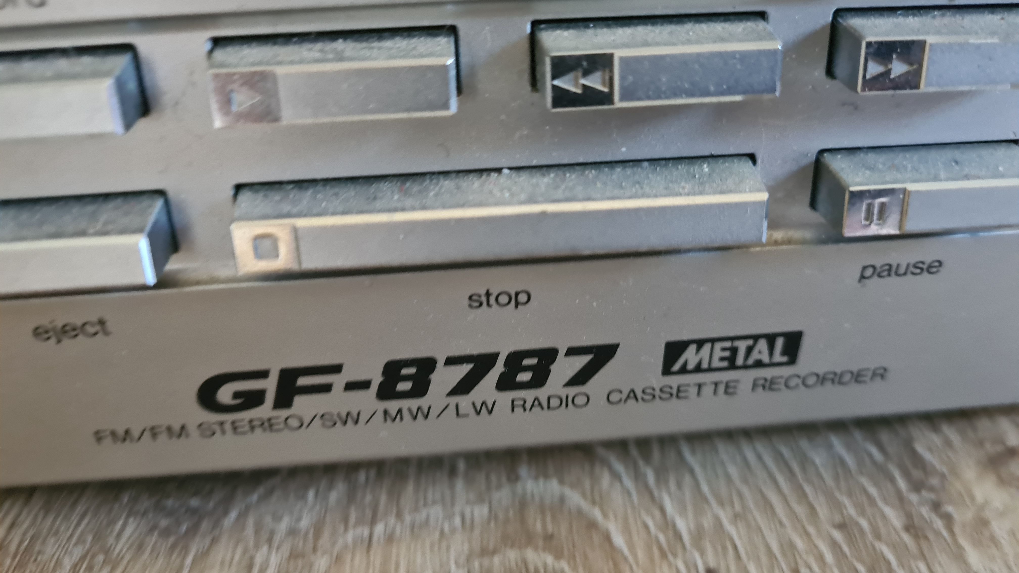 Ghettoblaster Sharp GF -8787 old radiocassette / Cassette player ...
