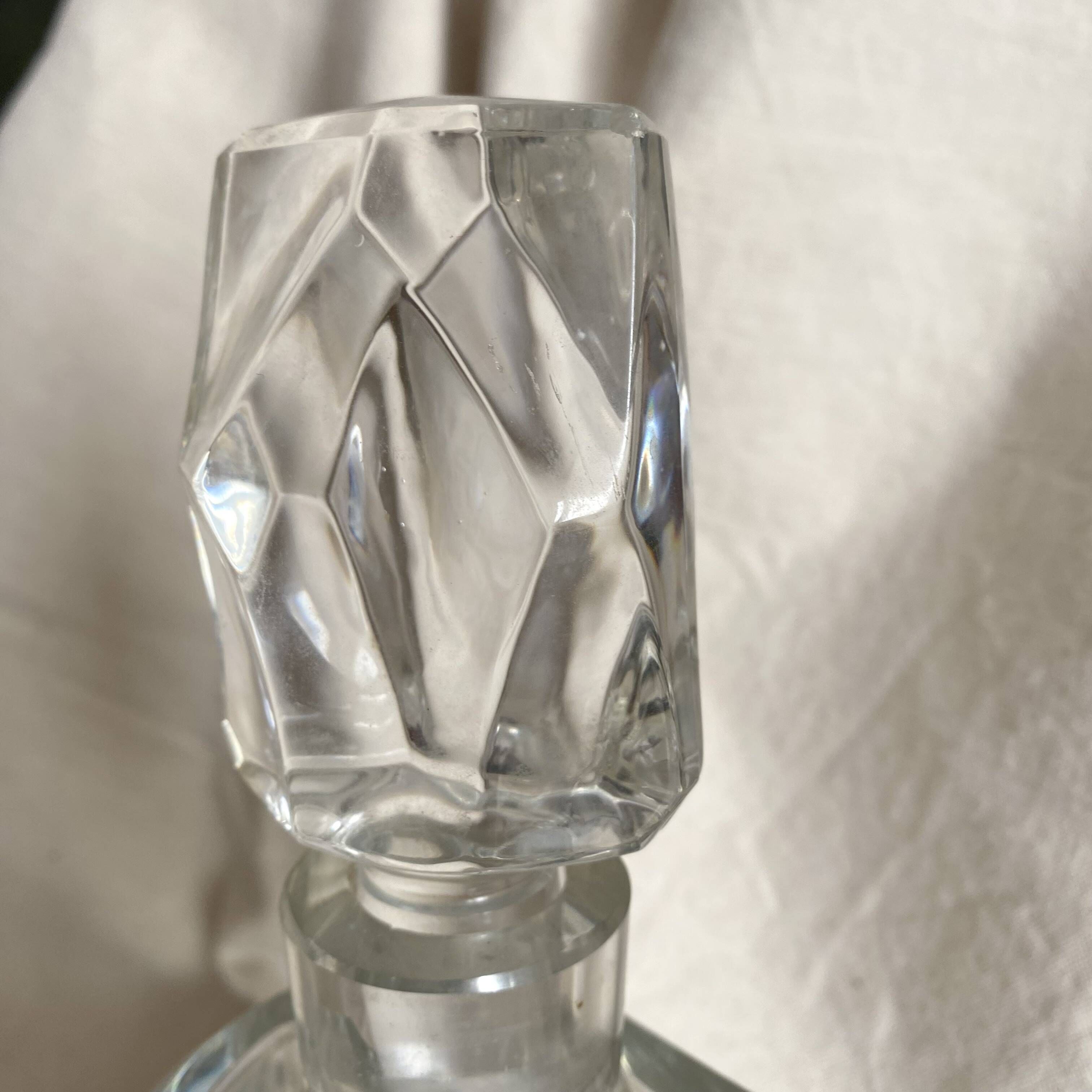 Crystal whisky carafe from Vannes