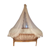 Rattan cradle