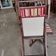 Set of 2 wooden folding chairs